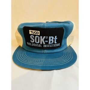 VTG Tuco Sok-BT  Patch Blue Hat Cap Trucker Mesh